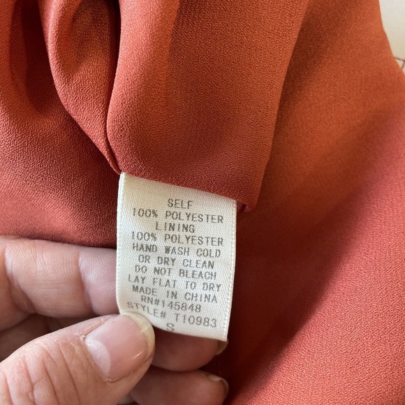 Everly Womens Small Colorblock Striped Sleeveless Blouse Lined Pullover - Picture 4 of 9